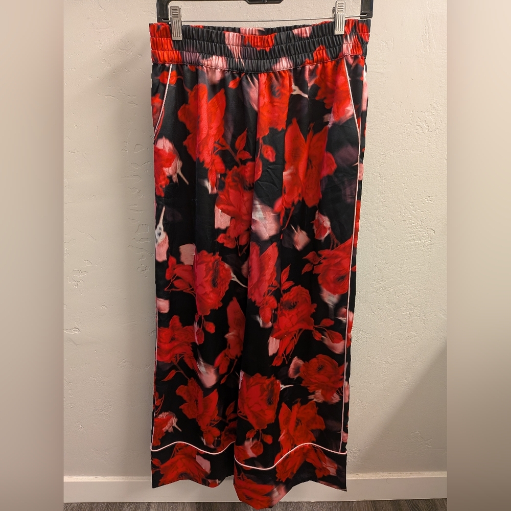 Victoria's Secret Red Midi Pencil Jumpsuit